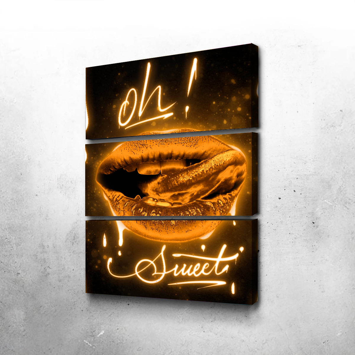Stunning Lips Wall Art by Manuel Luces