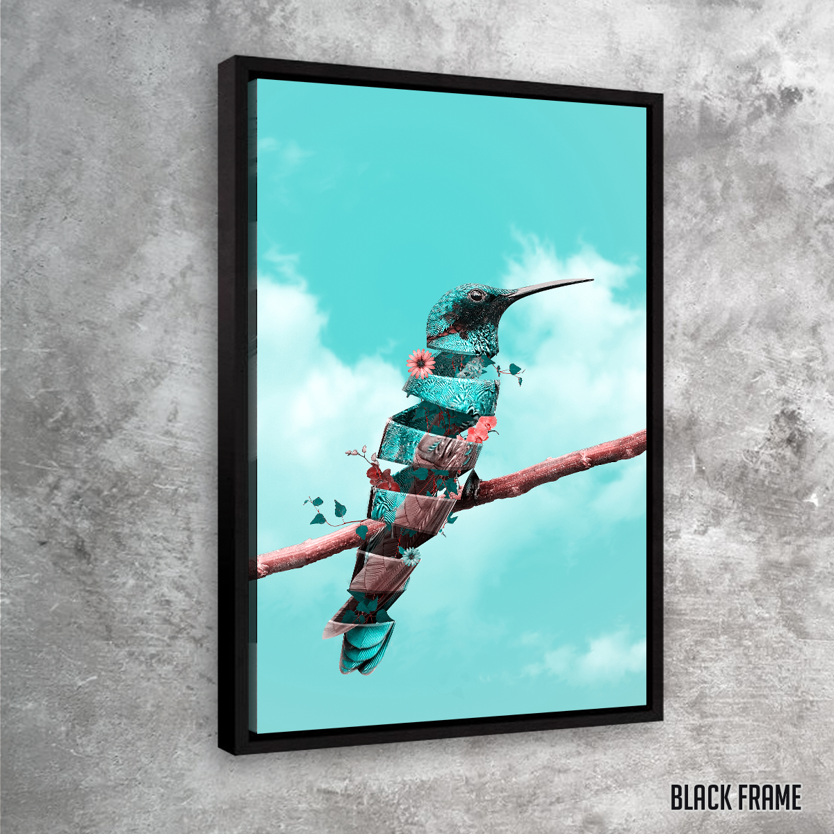 Stunning Pretty Bird Wall Art by Ibrahim Saifee