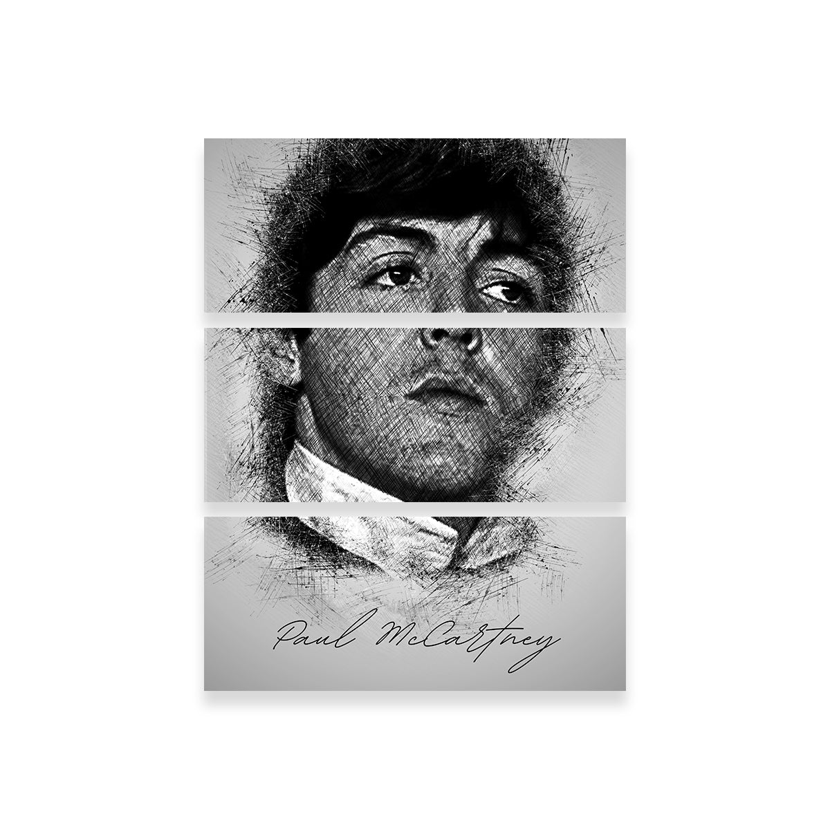 Stunning Paul McCartney Sketch Wall Art for Your Home Decor