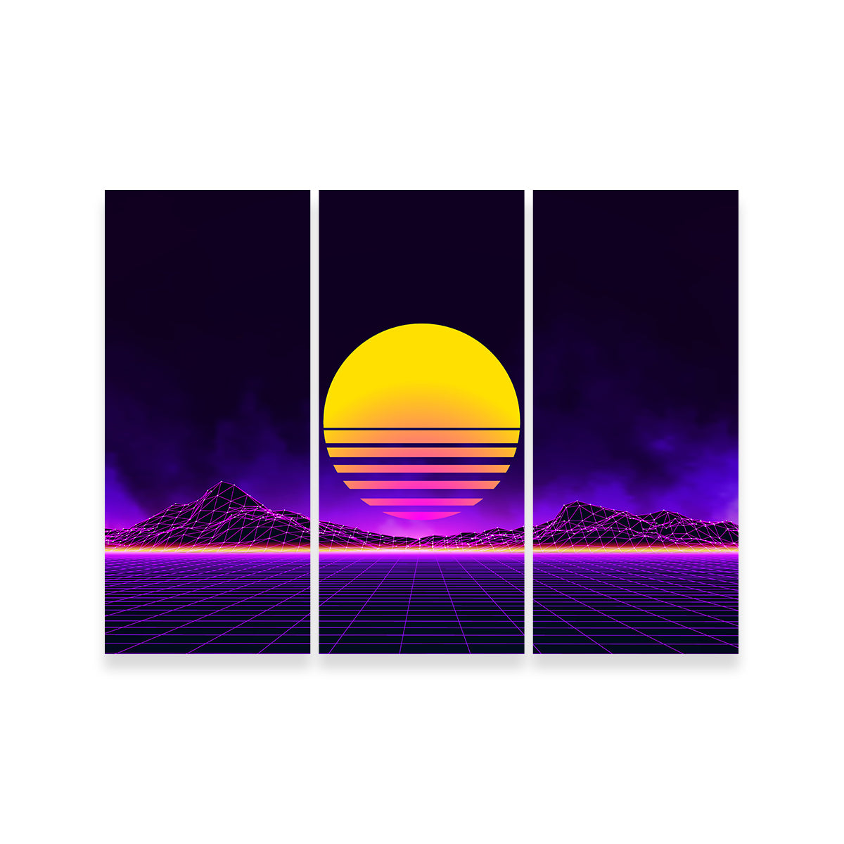 Stunning Retro Landscape Wall Art