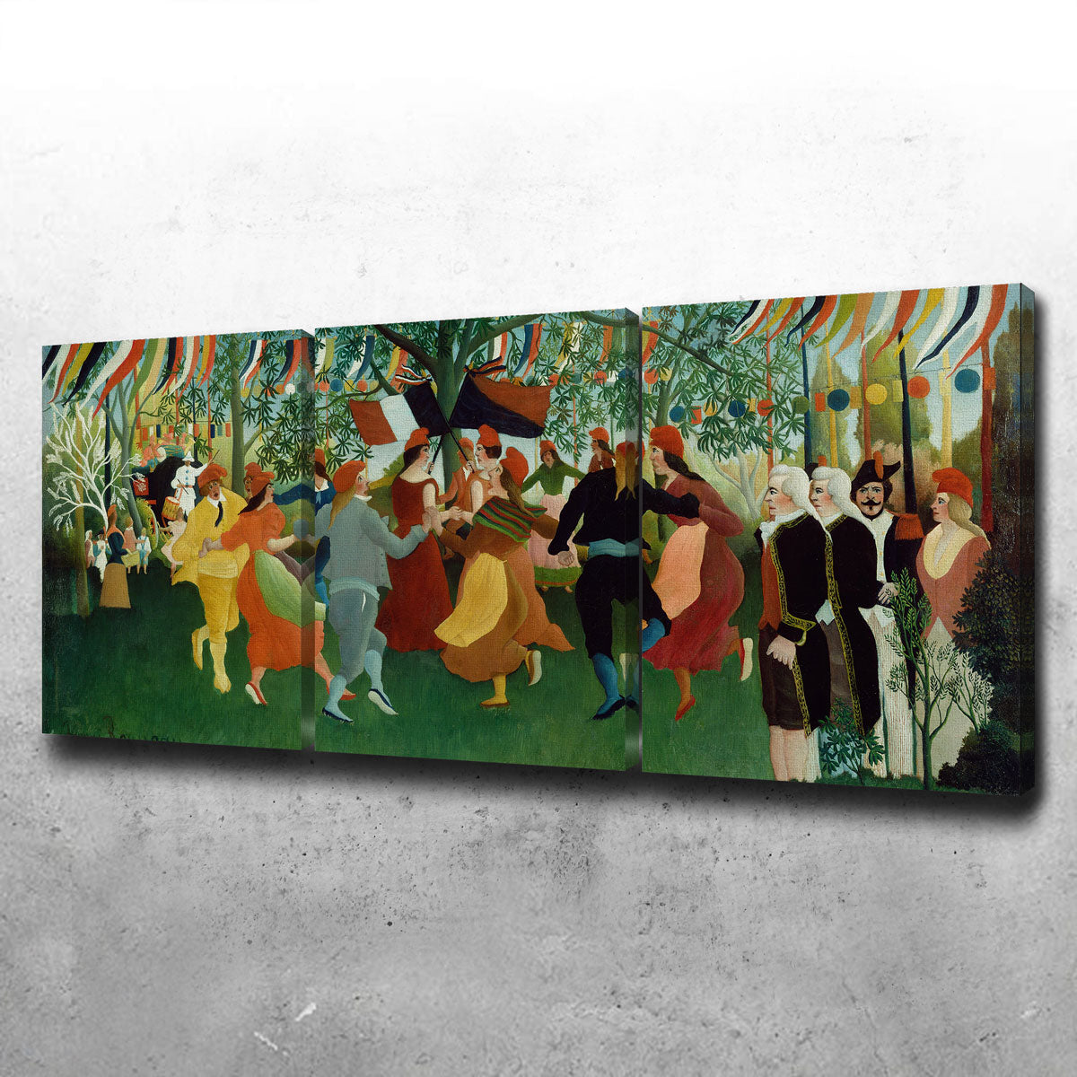 A Centennial of Independence Stunning Wall Art by Henri Rousseau
