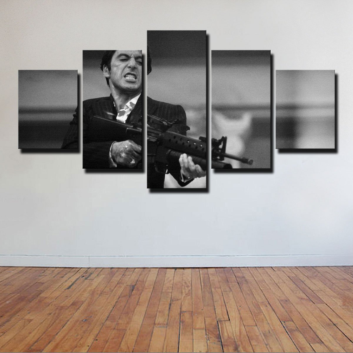 Stunning Scarface Black & White Wall Art for Home Decor