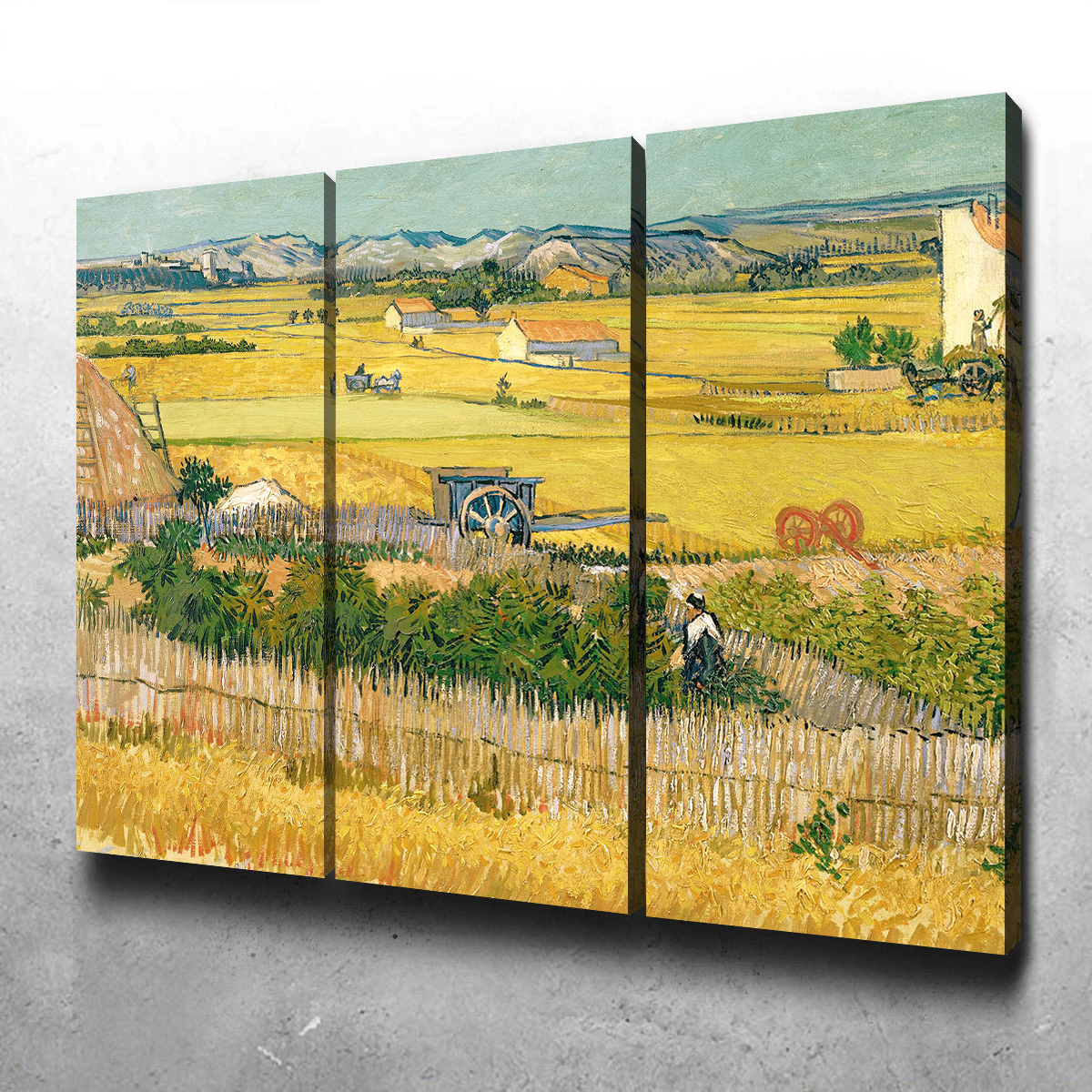 De oogst Vincent van Gogh Wall Art - Museum Quality Canvas Print