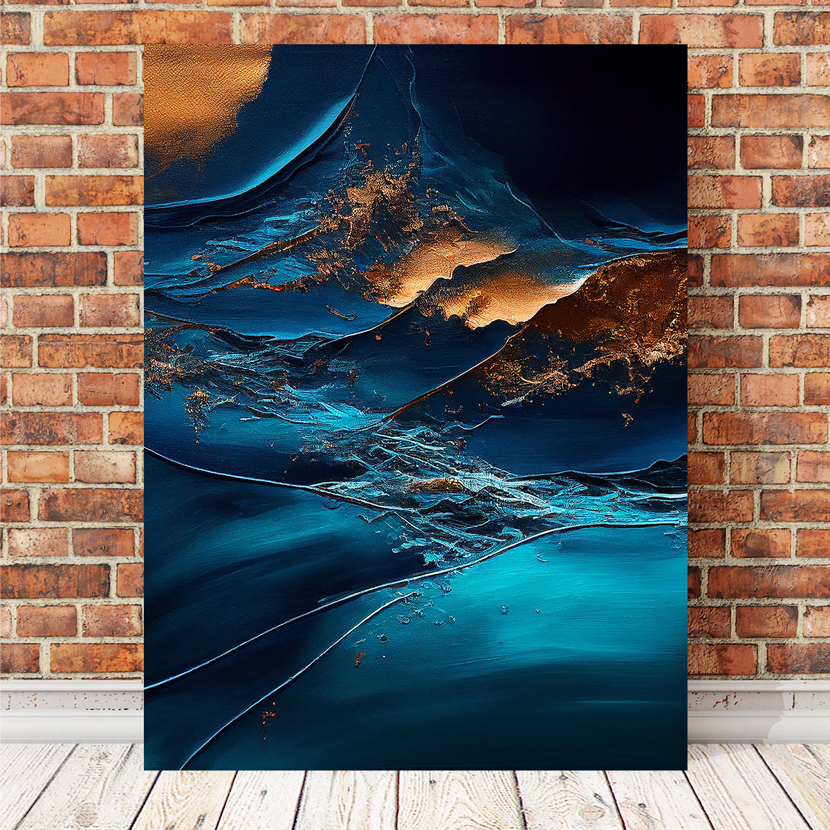 Stunning Coastal Abstract Series 2 Wall Art by Jennifer Hotai