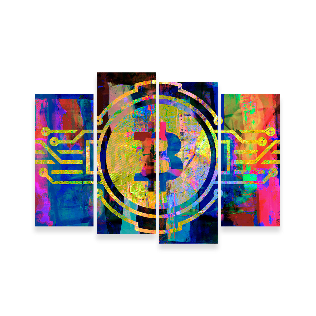 Unique Bitcoin Wall Art by Stephen Chambers