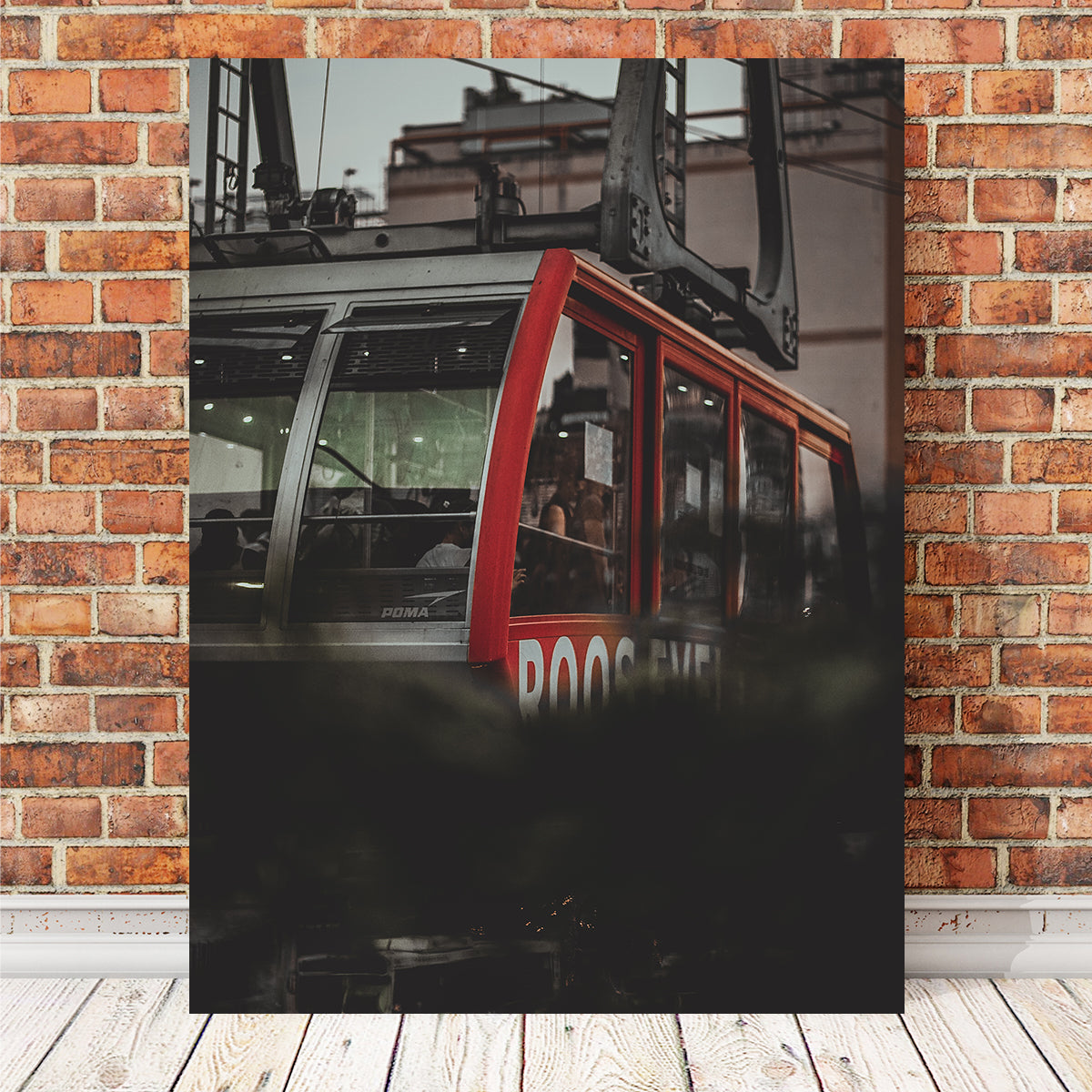 Exquisite Roosevelt Island Tram Wall Art by Charity Dos Santos