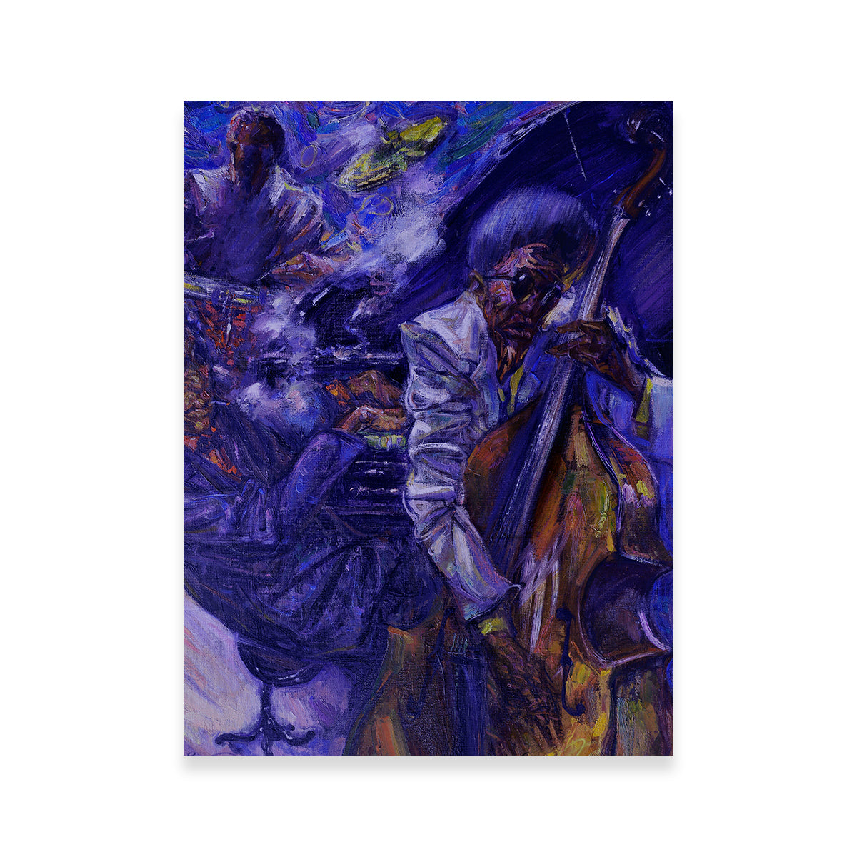 Exquisite Jazz Scene Wall Art for Home Decor