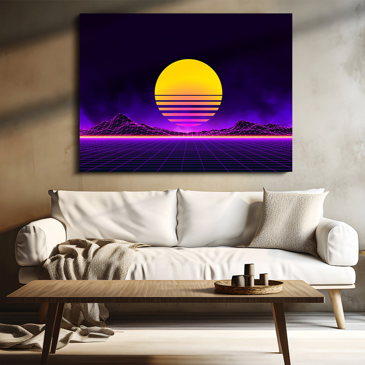 Stunning Retro Landscape Wall Art