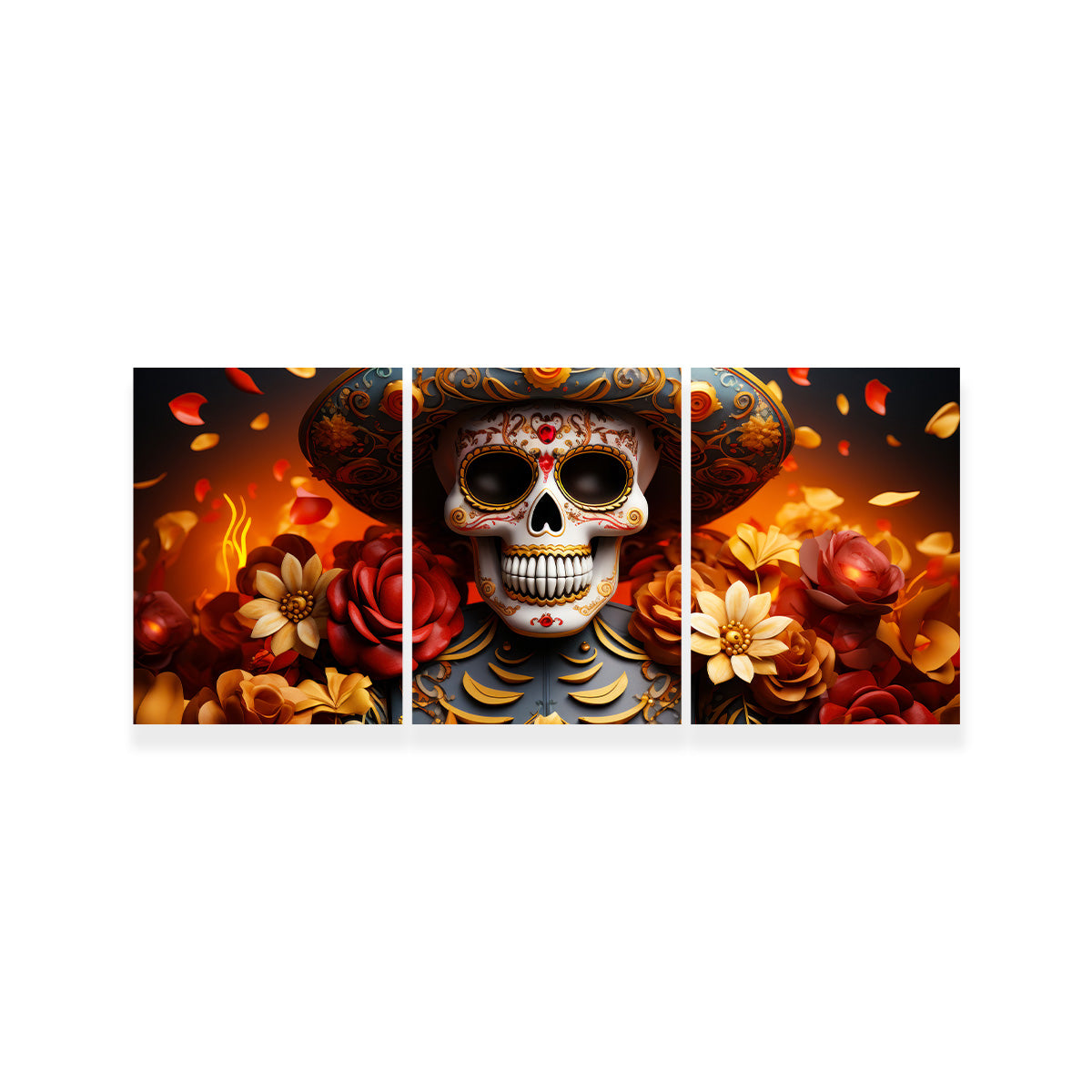 Authentic Day of the Dead Skull Wall Art for Stunning Home Decor