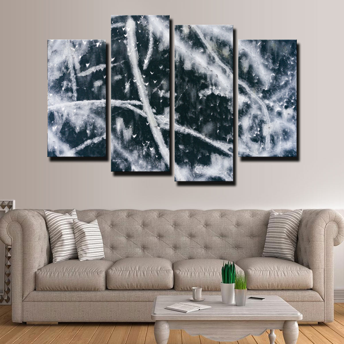 Exquisite Abstract Aerial Wall Art by Karolis Janulis
