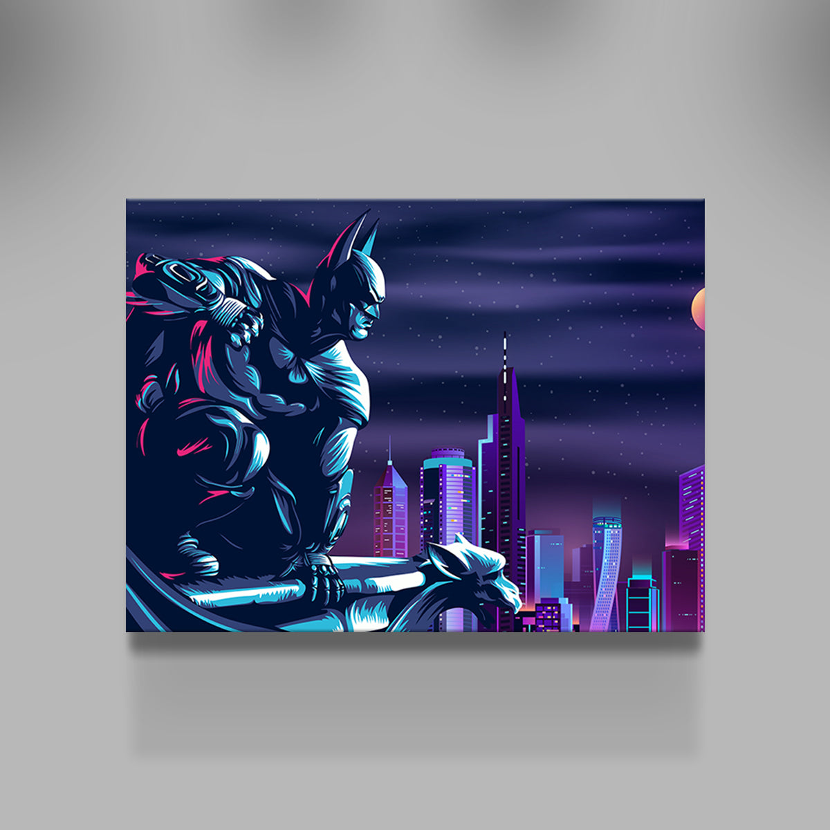 The Fearless Batman Wall Art - Premium Museum Quality Canvas Print