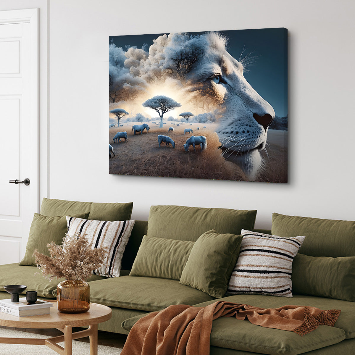 Roaring Majesty - Exquisite Handmade Canvas Prints