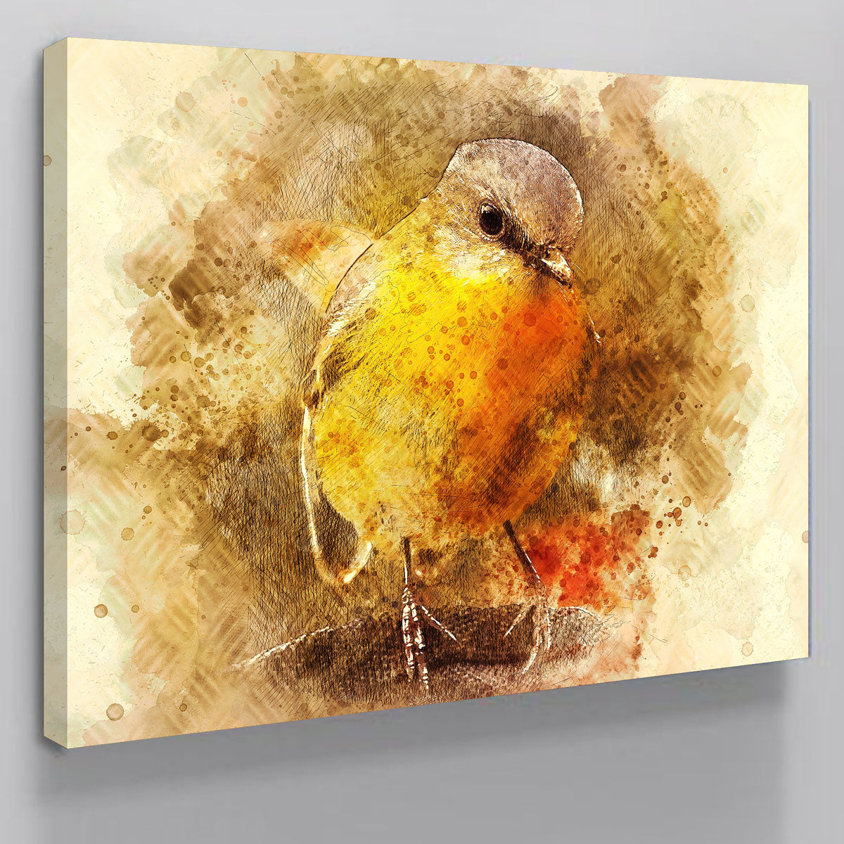 Charming Little Bird Wall Art by Denise Dundon