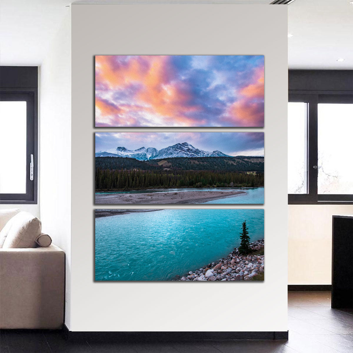 Exquisite River Blues Wall Art by Lucas Moore