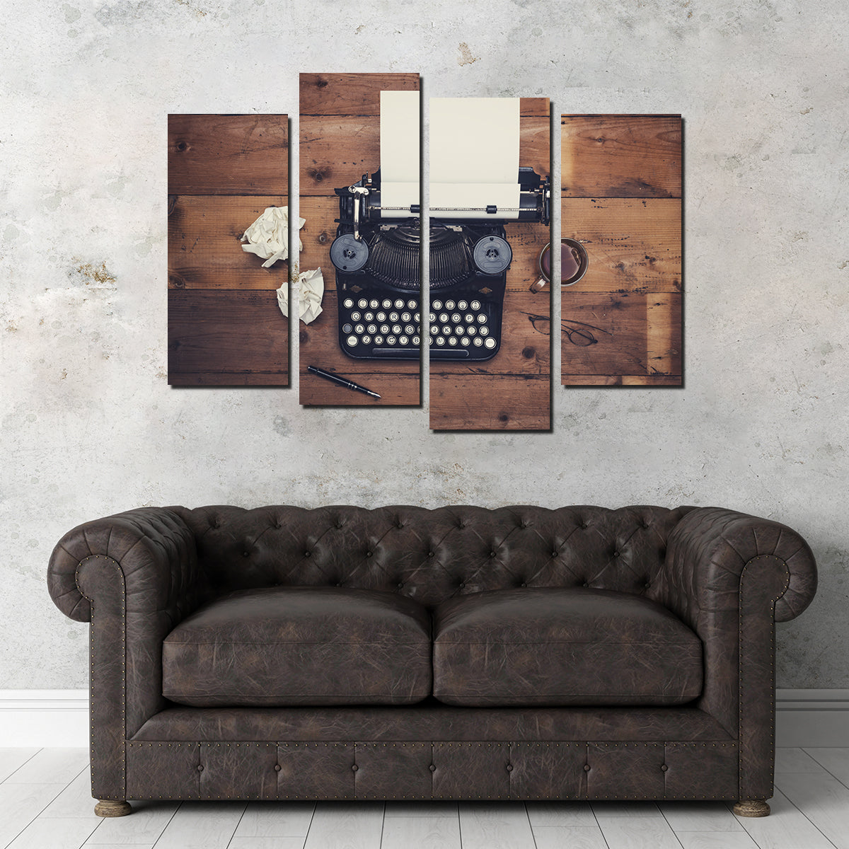 Vintage-Style Retro Typewriter