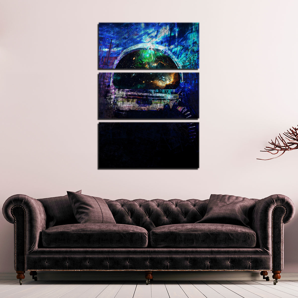 Stunning Galaxy Glow 1 Wall Art for a Mesmerizing Home Decor