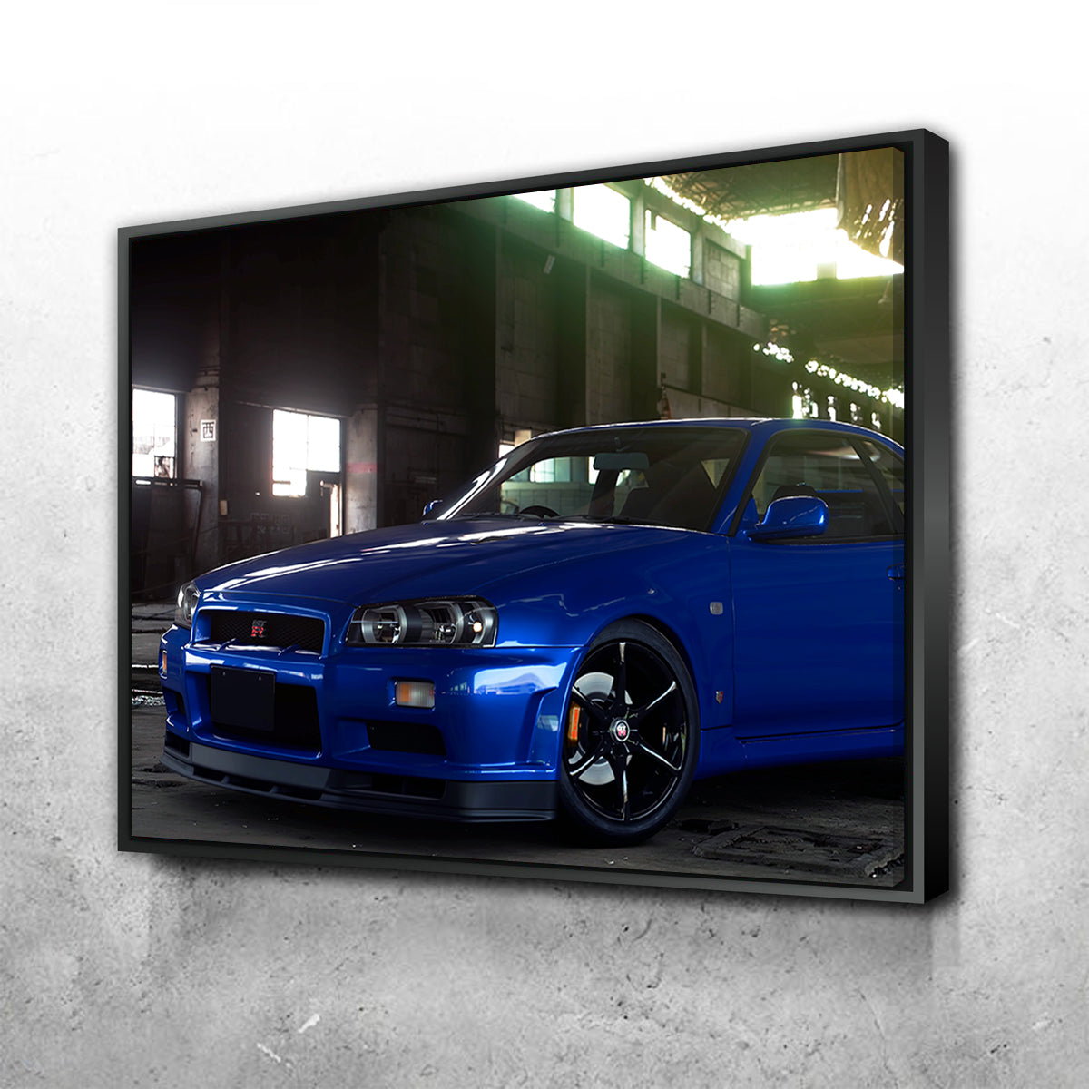 Stunning R34 Warehouse Wall Art by Vynton