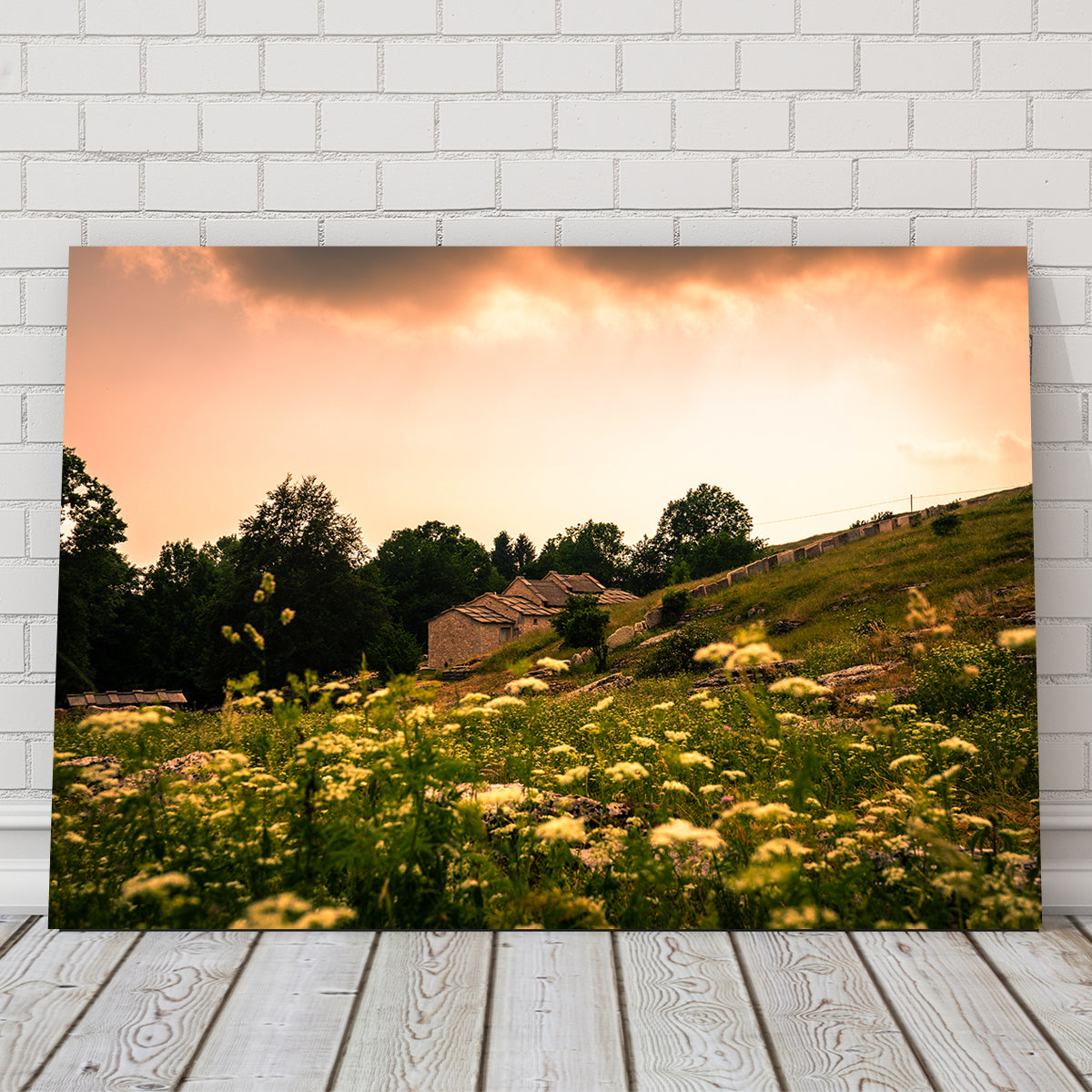 Stunning A Village on the Mountains Wall Art by Stefano Baltieri