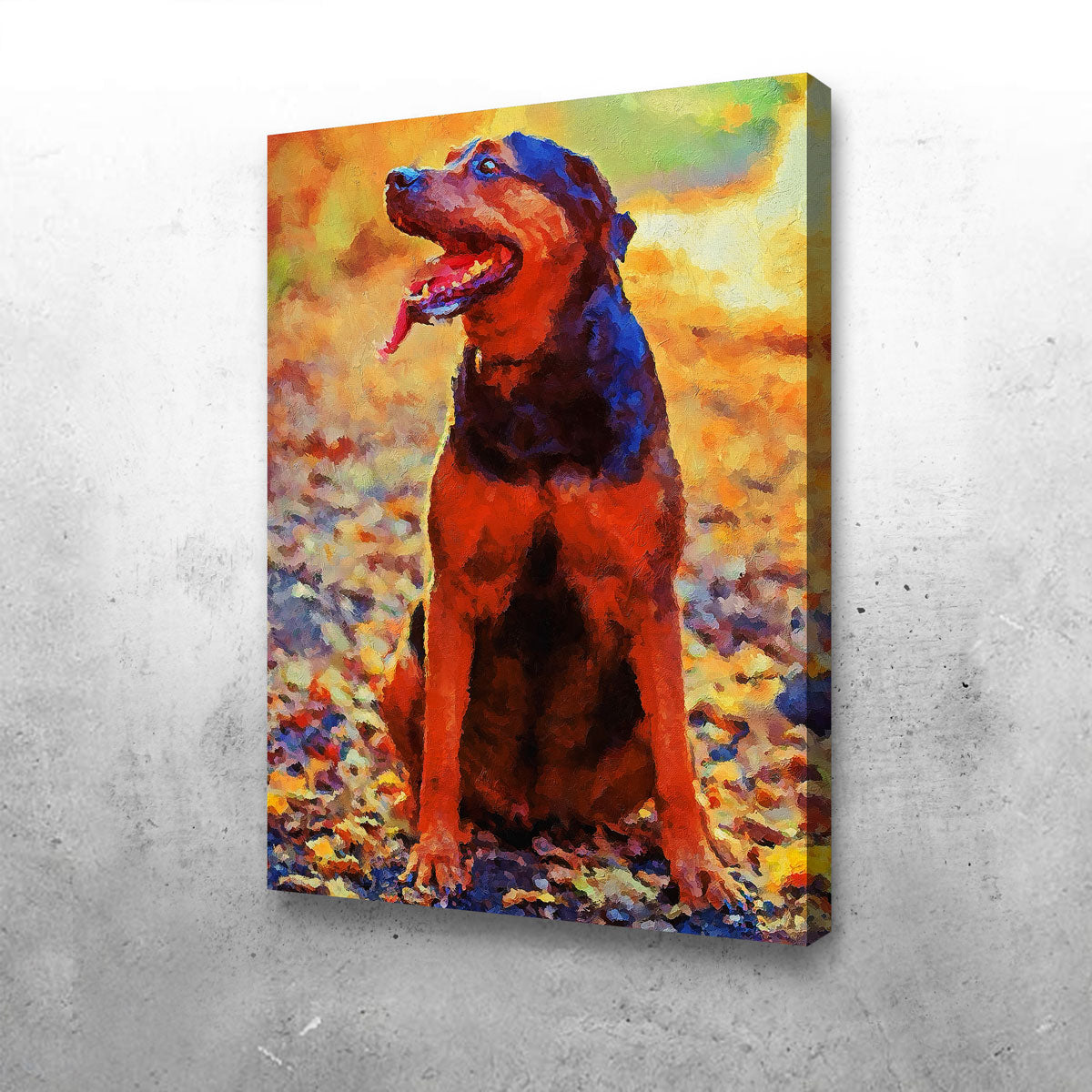 Stunning Dog 1 Painting Wall Art by Gab Fernando