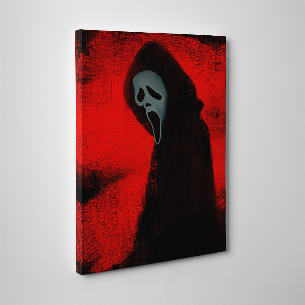 Unique Ghost Face Portrait Wall Art by Andy Brackpool