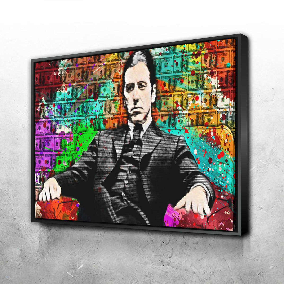 Stunning Abstract Godfather Wall Art for Home Decor