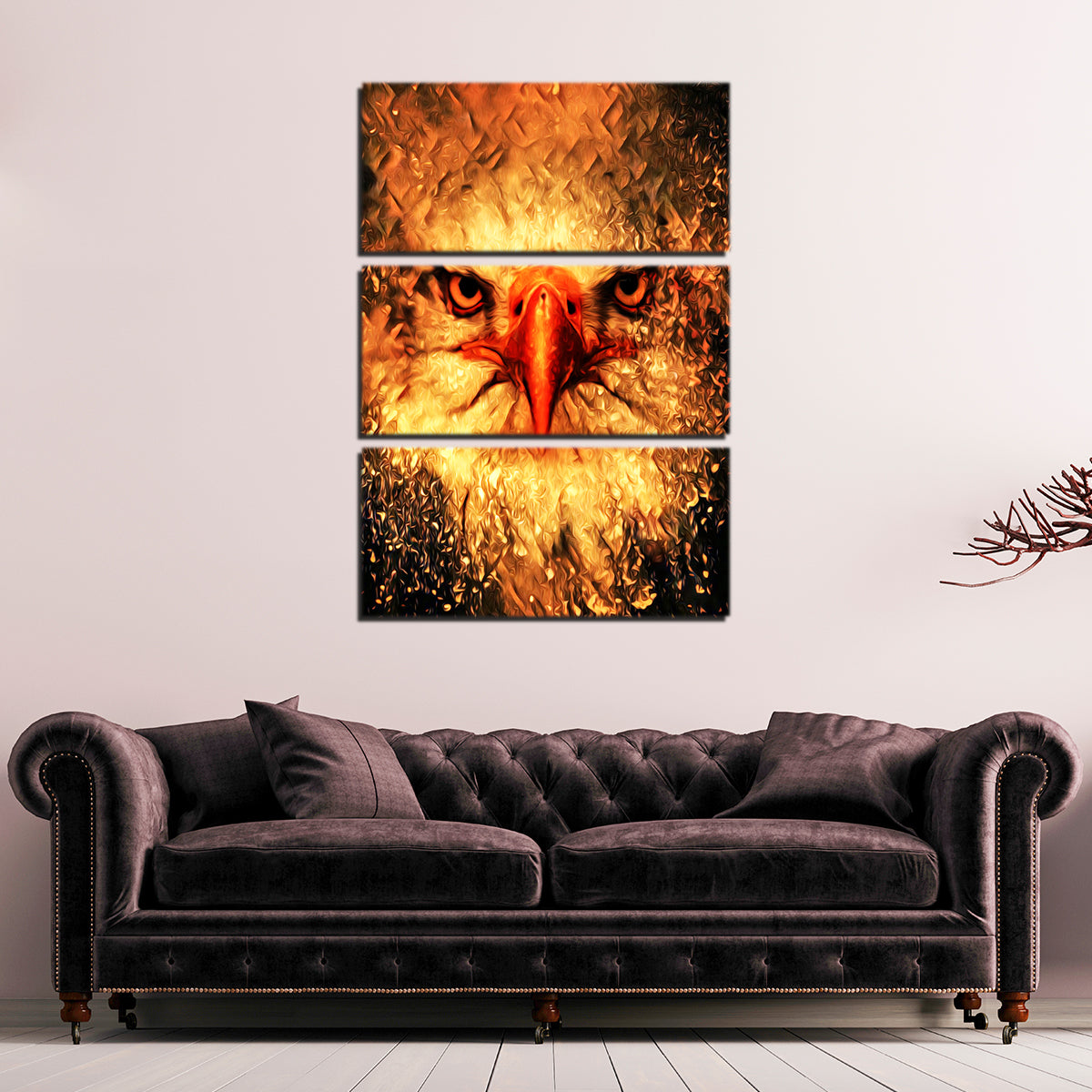 Exquisite Eagle Wall Art by George Sorin