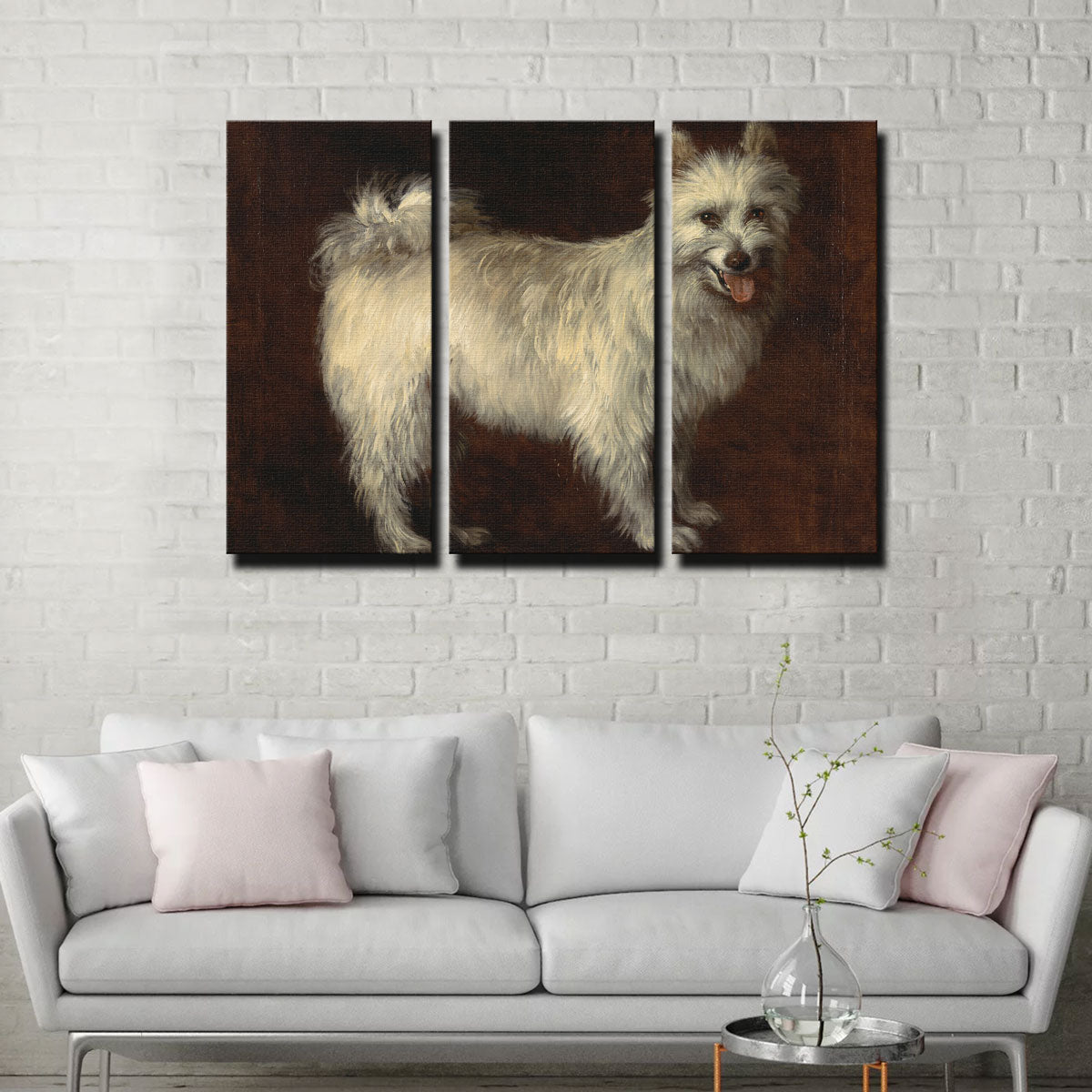 Charming Spitz Dog Wall Art by Thomas Gainsborough