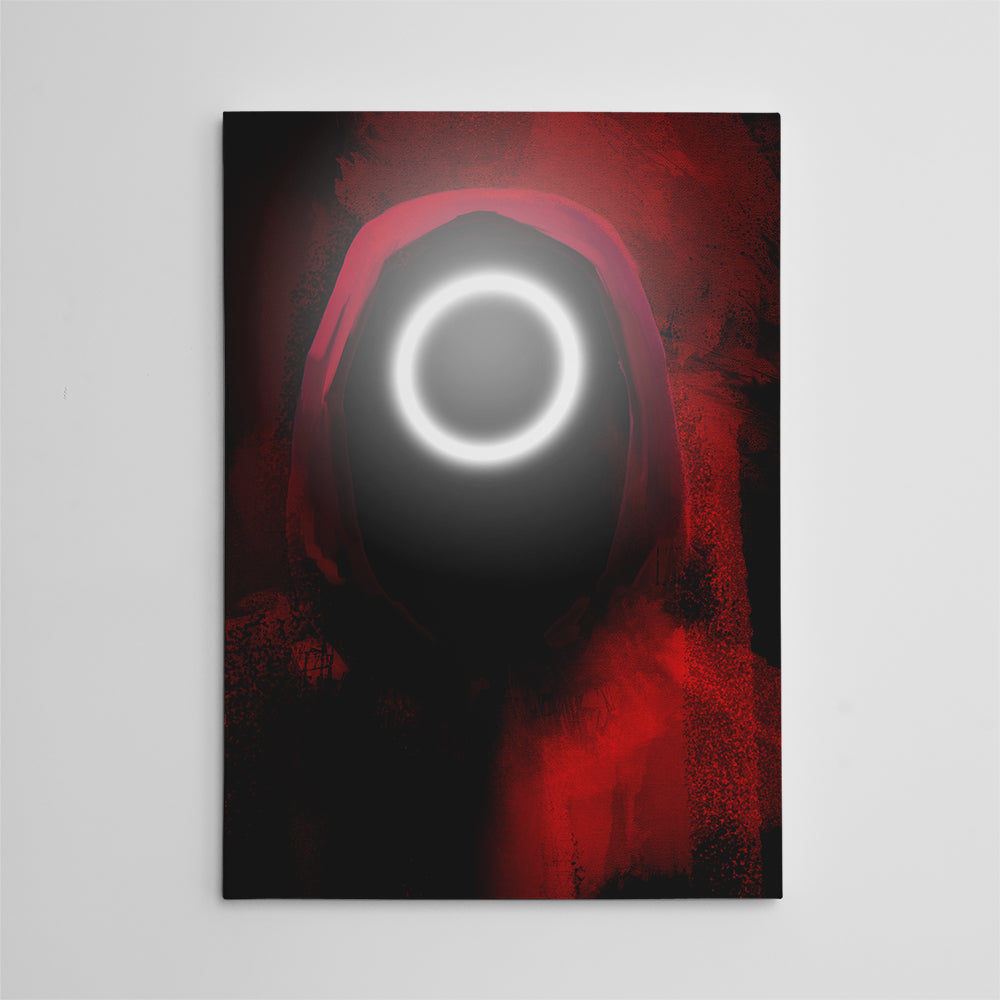 Squid Game Circle Wall Art by Andy Brackpool - Museum Quality Canvas