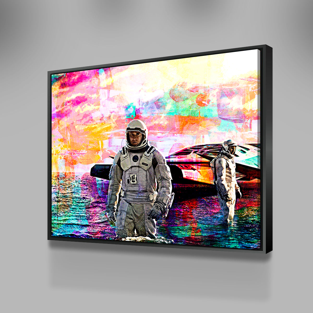Stunning Interstellar Water Landing Wall Art for Home Decor