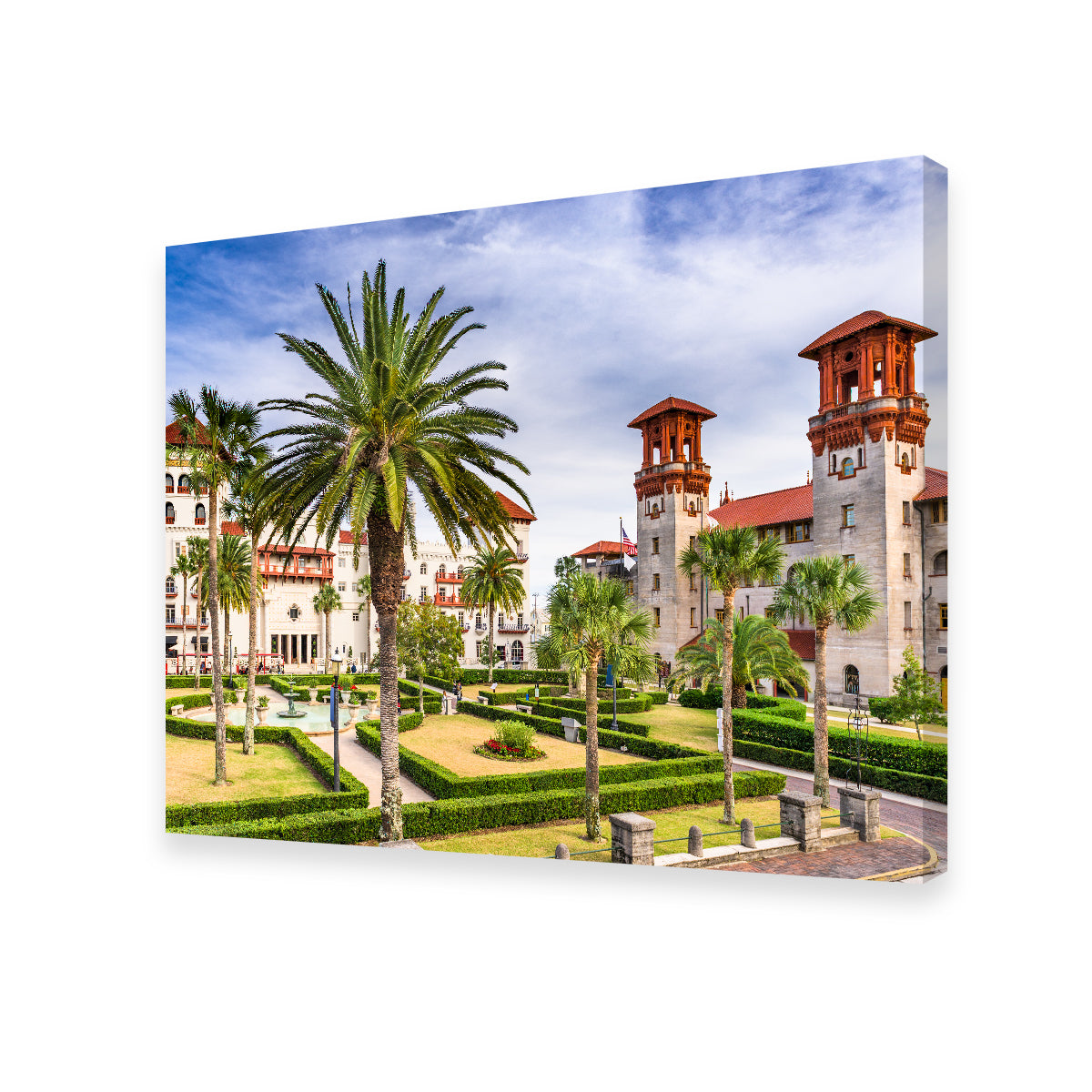 St. Augustine - Alcazar Courtyard Exquisite Wall Art for Home Decor