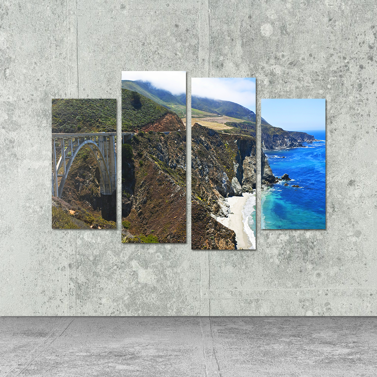 Stunning Bixby Creek Bridge Wall Art for Home Decor