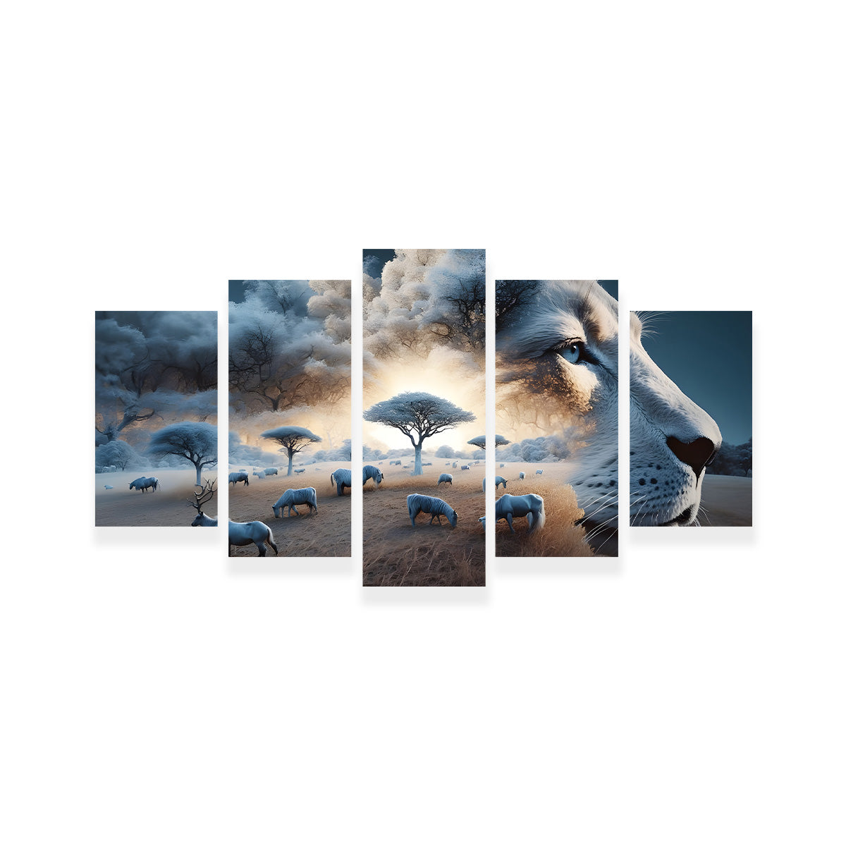 Roaring Majesty - Exquisite Handmade Canvas Prints