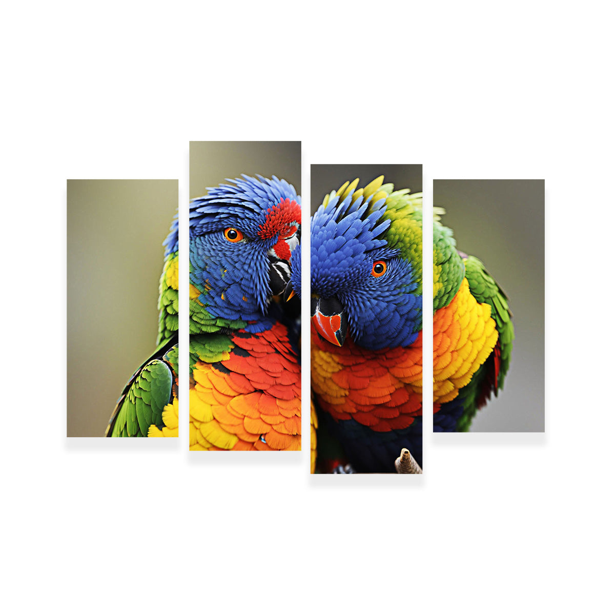 Stunning Lorikeet Birds Wall Art for Your Home Decor