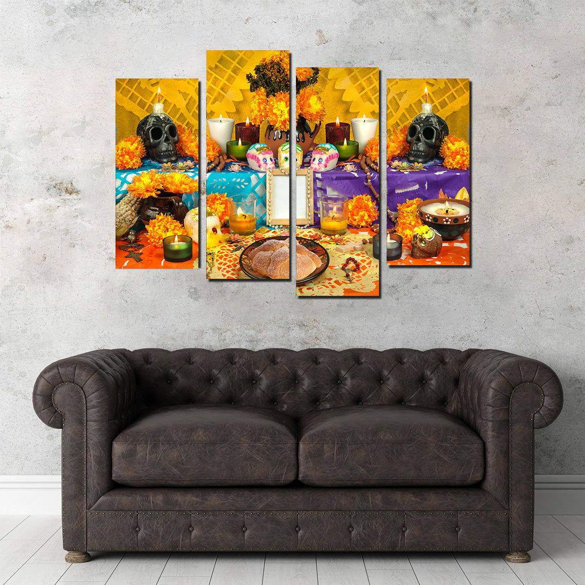 Authentic Day of the Dead Altar Wall Art for Stunning Home Decor