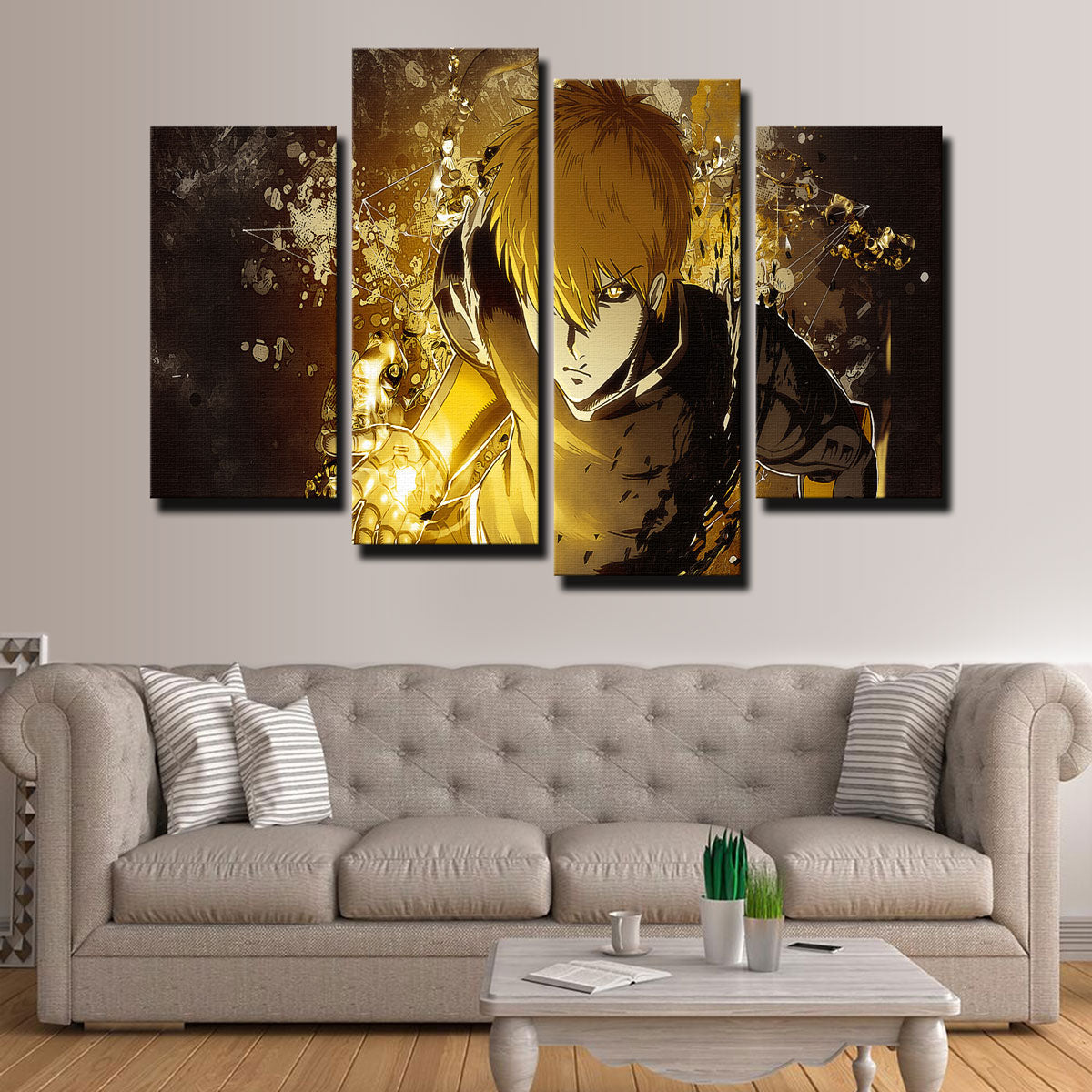One Punch Man Stunning Wall Art for Anime Fans