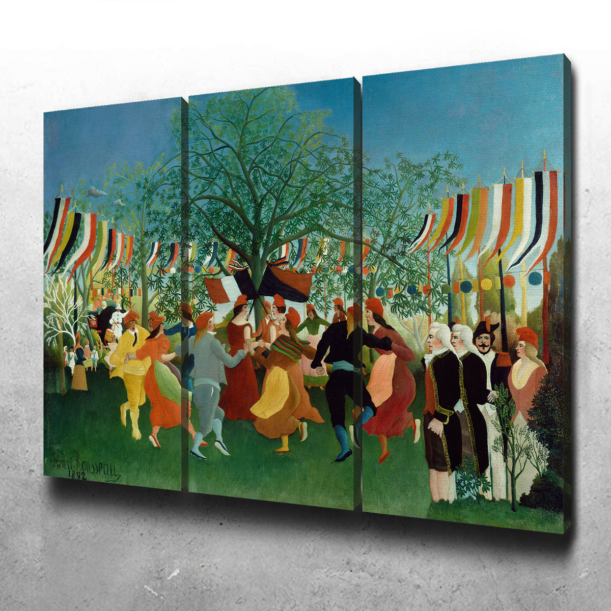 A Centennial of Independence Stunning Wall Art by Henri Rousseau