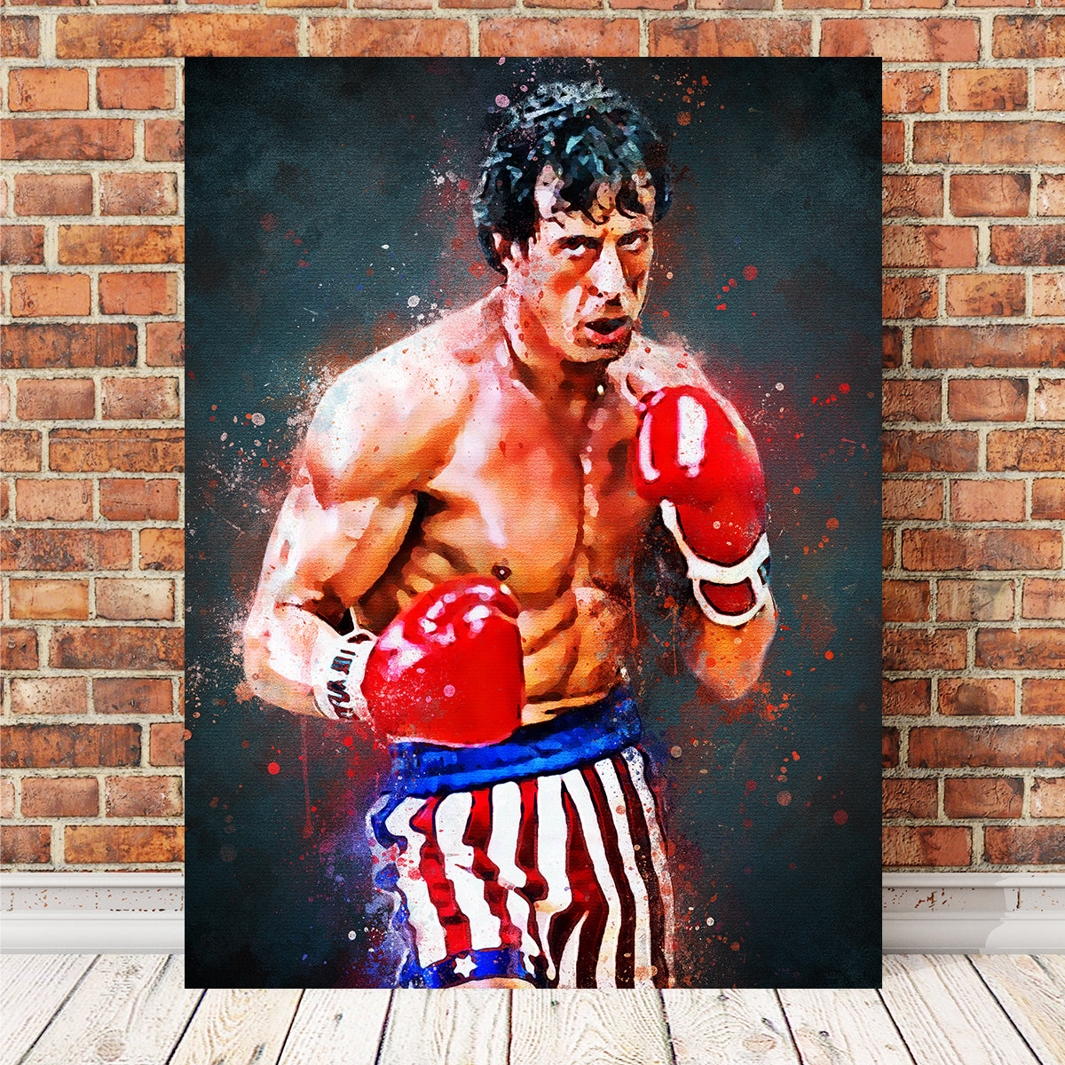 Iconic Rocky Balboa Wall Art - Stunning Decor for Your Space