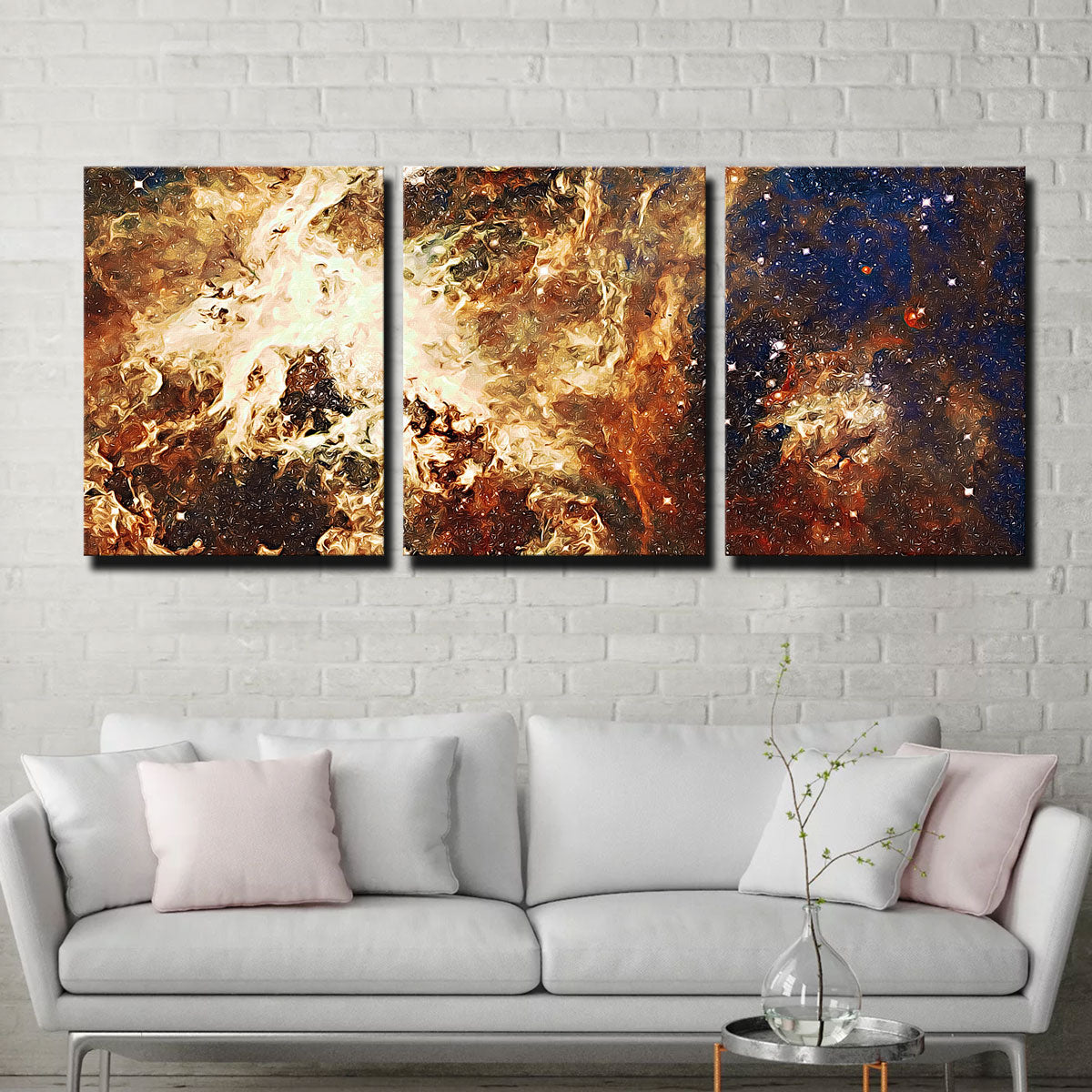 Enchanting Embers Of Stars Wall Art by Denise Dundon
