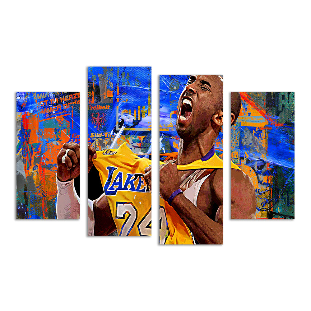 Exquisite The Black Mamba Vintage Blue Wall Art for Stunning Home Decor