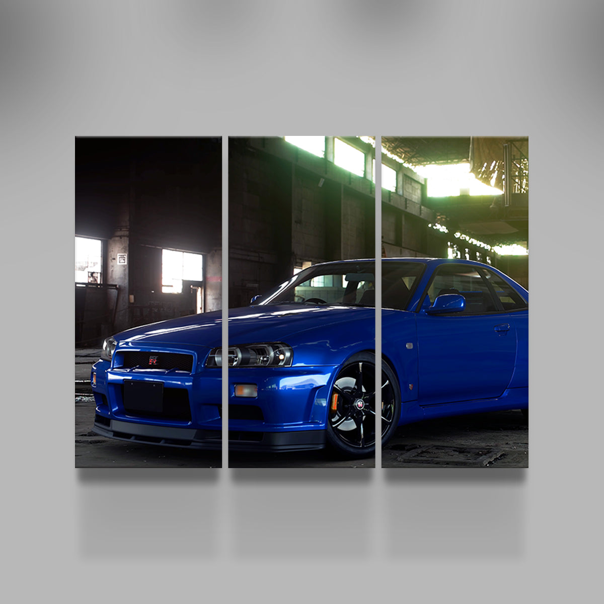 Stunning R34 Warehouse Wall Art by Vynton