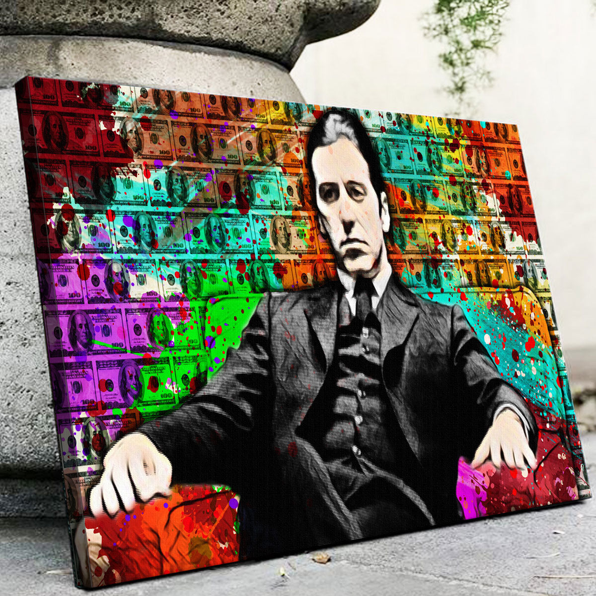 Stunning Abstract Godfather Wall Art for Home Decor