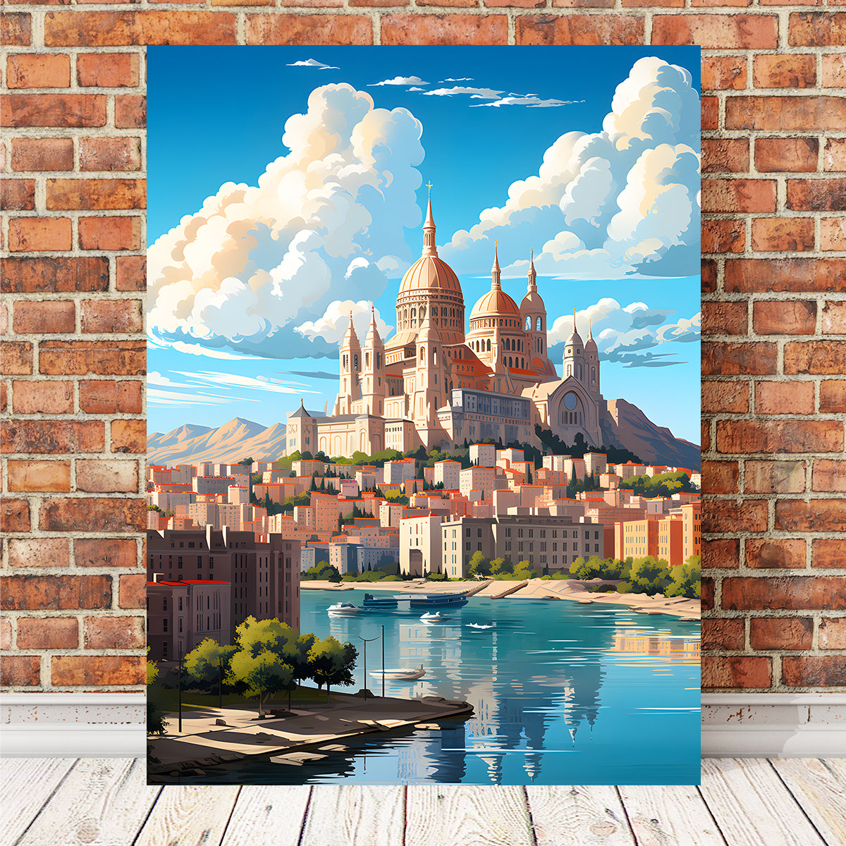 Exquisite France - Marseille Wall Art by Valth Graphics