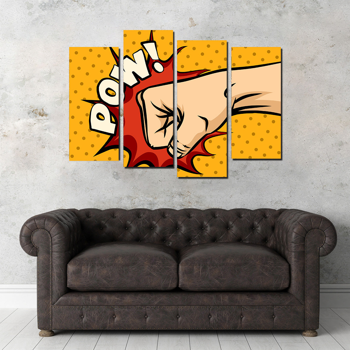 Pow1 High - Quality Sustainable Wall Art