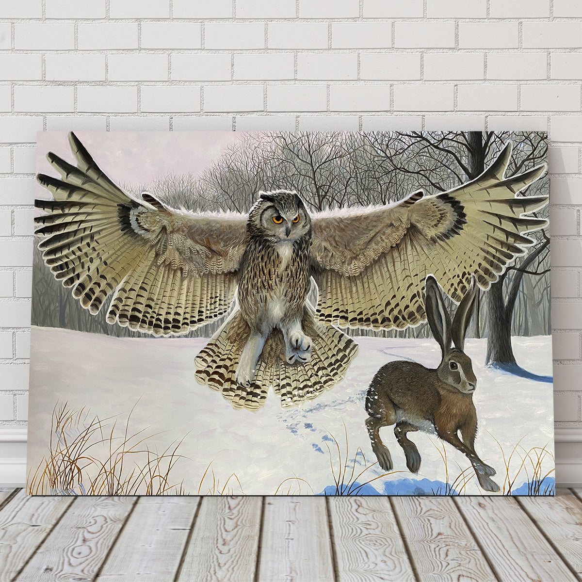 Stunning Owl on the Hunt Wall Art for Your Home Decor