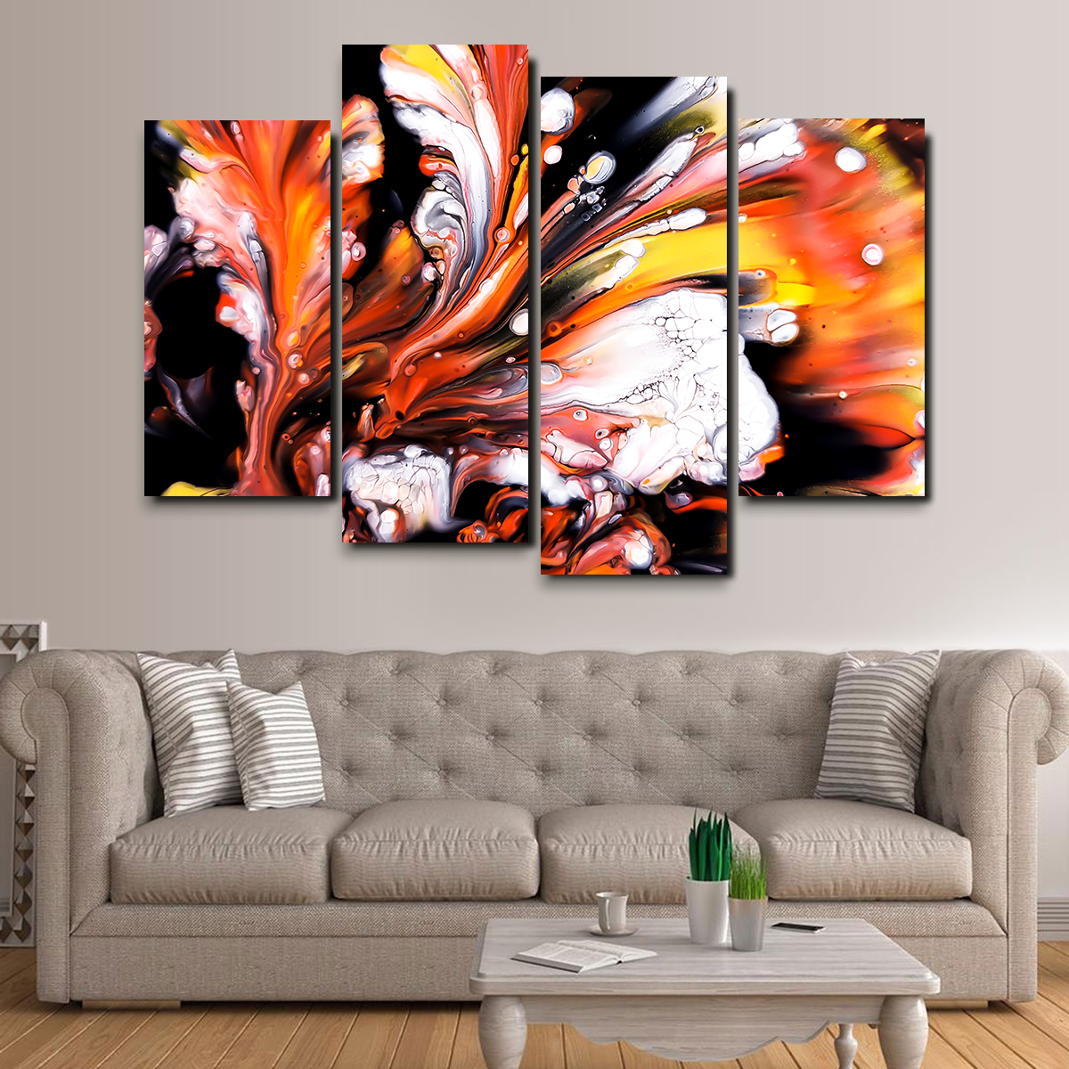 Stunning Abstract Blossom Wall Art by Manuel Luces