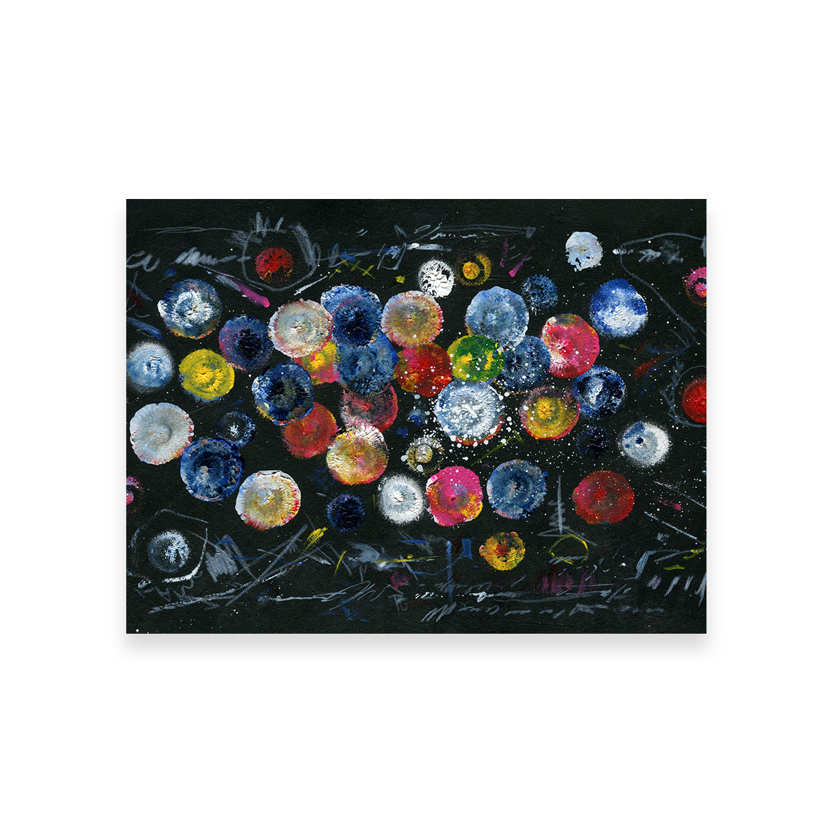 Stunning Circle Black Wall Art by Evgeny Vetrov