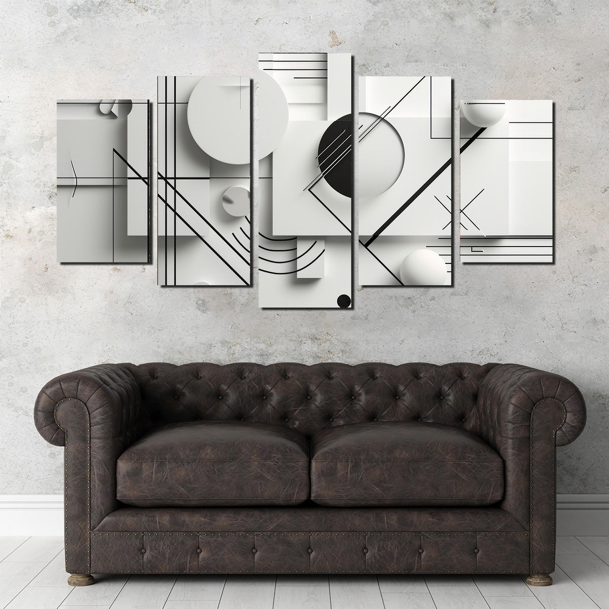 Stylish Geometric Lines Wall Art for Modern Interiors