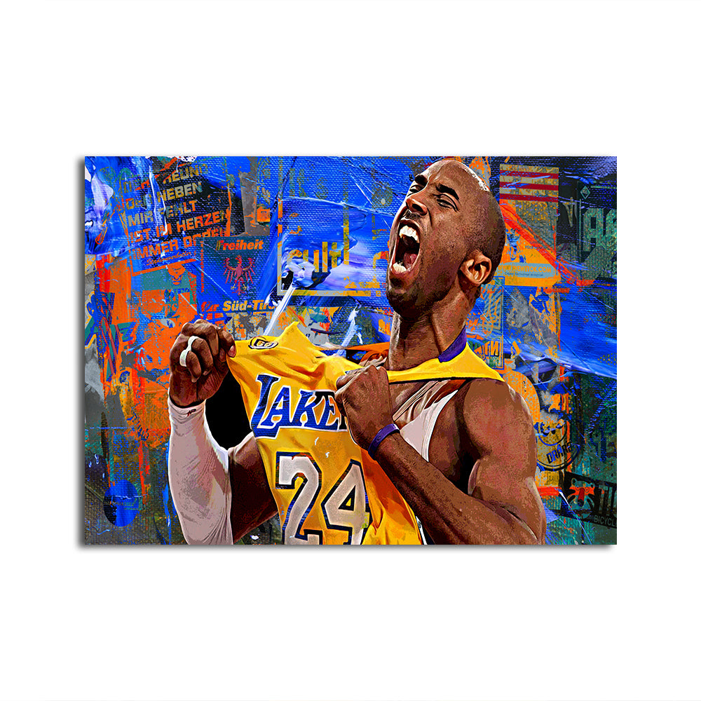 Exquisite The Black Mamba Vintage Blue Wall Art for Stunning Home Decor