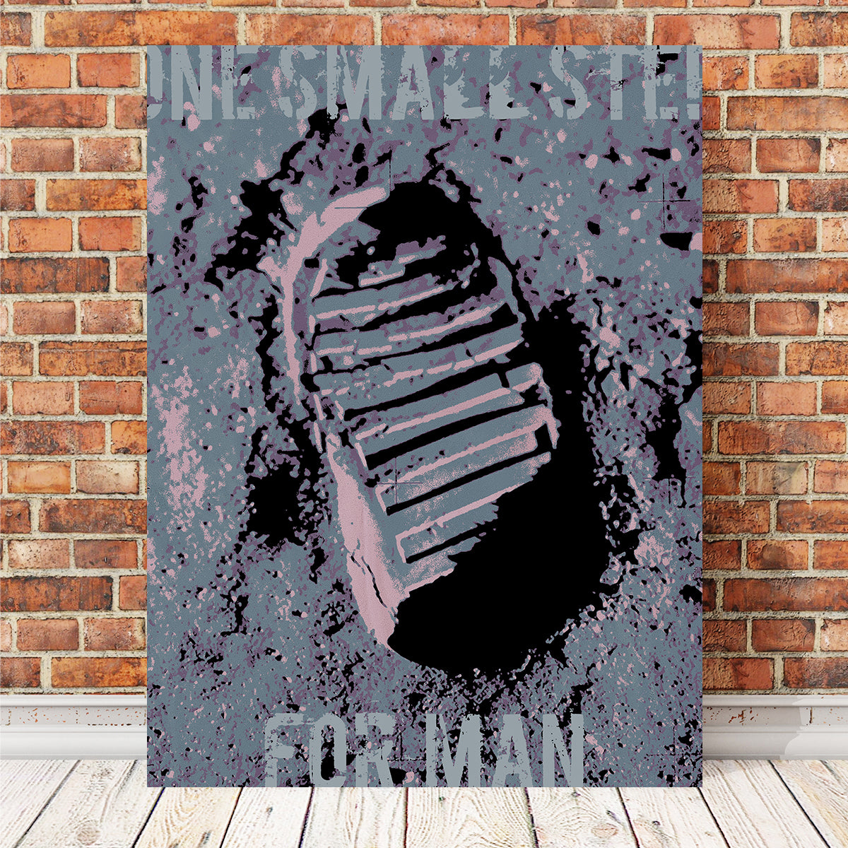 Stunning One Small Step Wall Art by Stephen Chambers