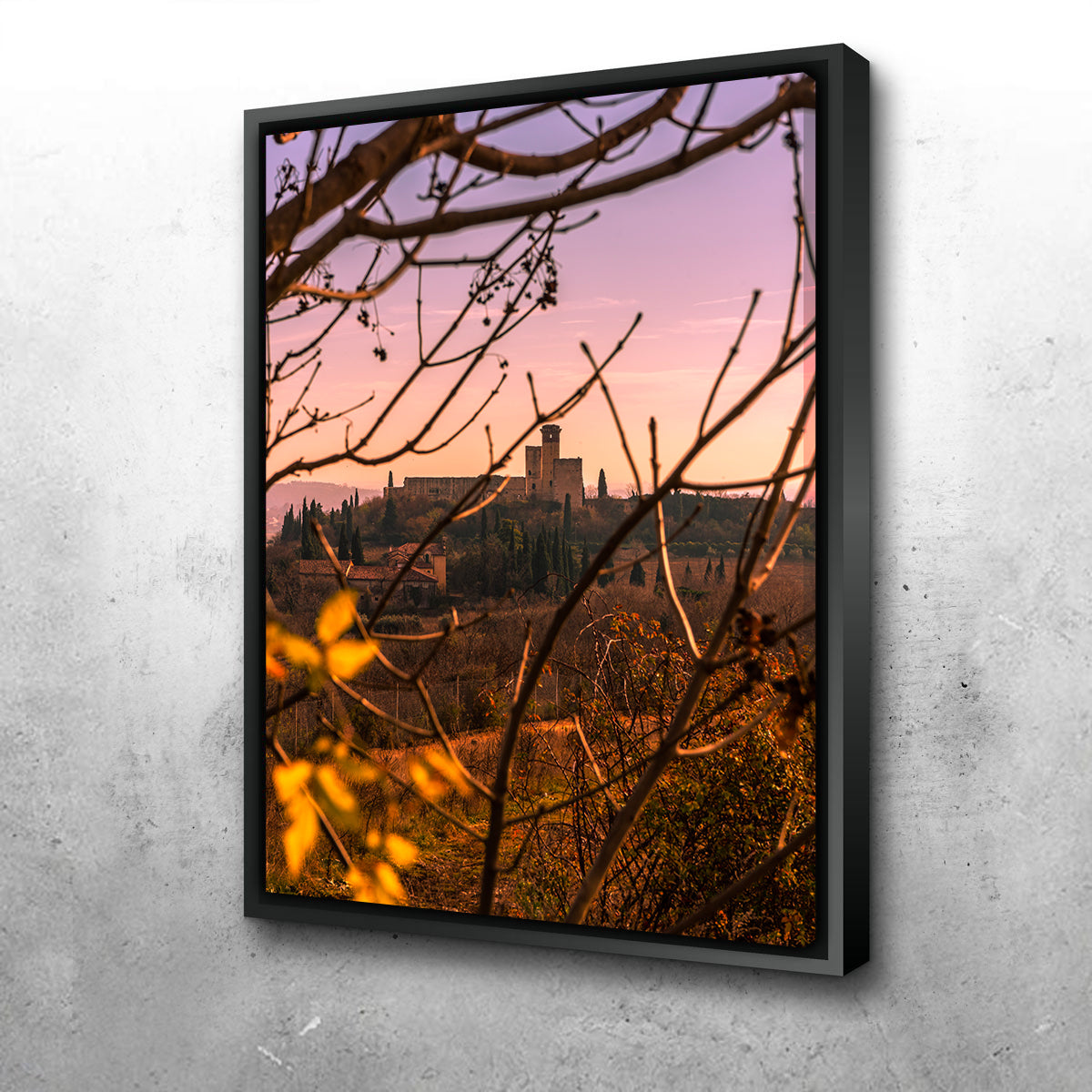 Stunning A Country Castle Wall Art by Stefano Baltieri